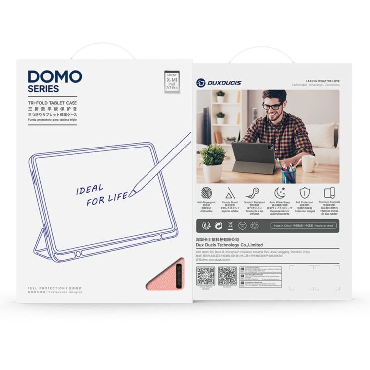 Защитный чехол DUX DUCIS Soft Domo Series для Xiaomi Pad 7 / 7 Pro - Black: фото 13 из 13