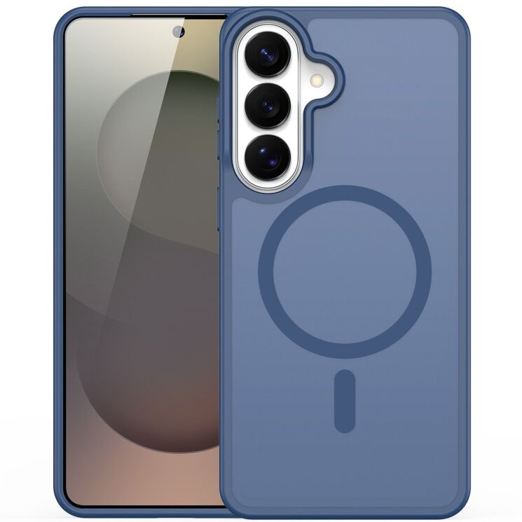 Защитный чехол DUX DUCIS Yind Series MagSafe для Samsung Galaxy S26 Plus - Dark Blue: фото 1 из 10