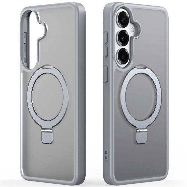 Защитный чехол DUX DUCIS Yind Series Stand для Samsung Galaxy S26 - Grey: фото 3 из 10