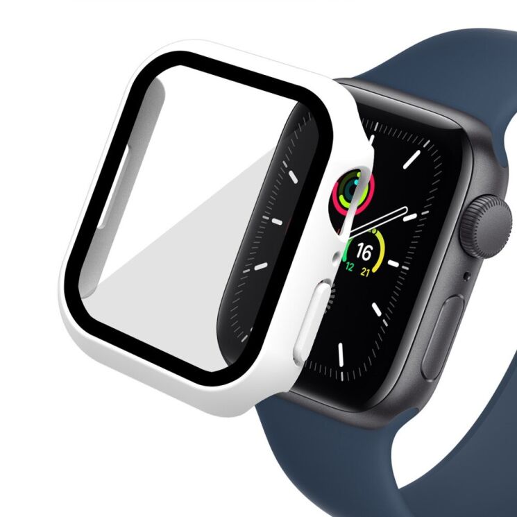 Захисний чохол Enkay Hard Case для Apple Watch 41 mm (7 / 8 / 9 Series) - White: фото 1 з 7