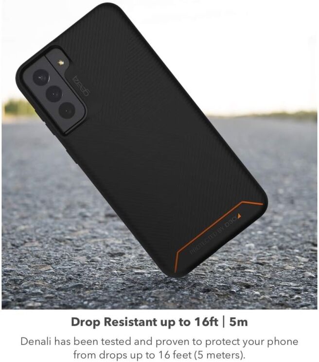 Защитный чехол Gear4 Denali для Samsung Galaxy S21 (G991) - Black: фото 10 из 10