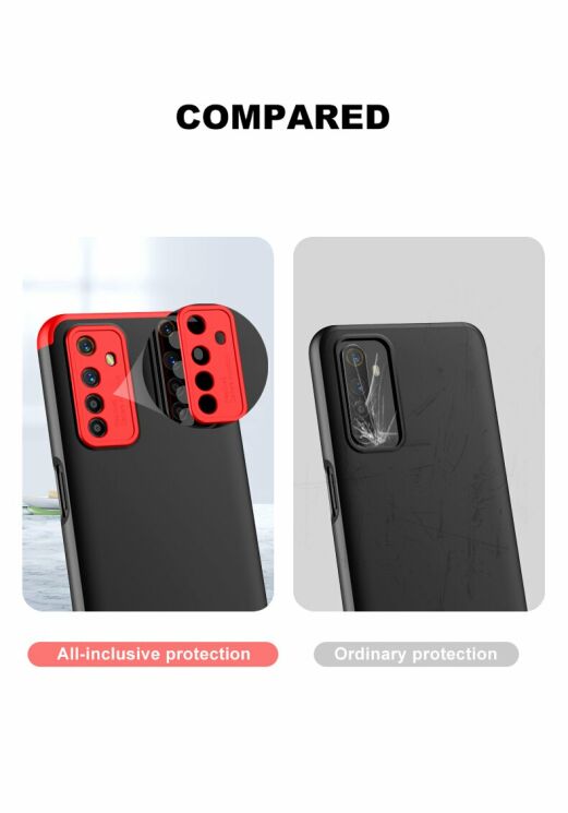 Защитный чехол GKK Double Dip Case для Realme 6 / 6s - Rose Gold: фото 16 из 16