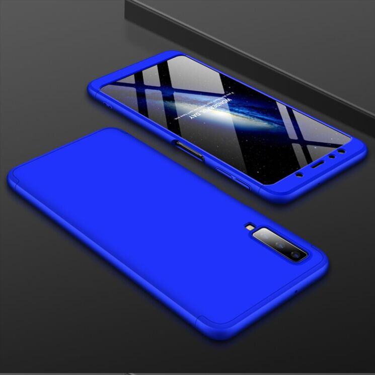 Защитный чехол GKK Double Dip Case для Samsung Galaxy A7 2018 (A750) - Blue (203187L) Защитный чехол GKK Double Dip Case для Samsung Galaxy A7 2018 (A750) - Blue: фото 8 из 11