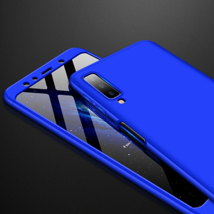 Защитный чехол GKK Double Dip Case для Samsung Galaxy A7 2018 (A750) - Blue (203187L) Защитный чехол GKK Double Dip Case для Samsung Galaxy A7 2018 (A750) - Blue: фото 7 из 11