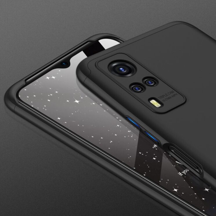 Защитный чехол GKK Double Dip Case для VIVO Y31 / Y53s - Black: фото 2 из 13