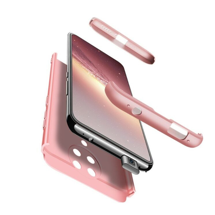 Защитный чехол GKK Double Dip Case для Xiaomi Poco F2 Pro / Redmi K30 Pro - Rose Gold: фото 4 из 8