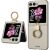 Защитный чехол GKK Ring Holder для Samsung Galaxy Flip 6 - Titanium Grey: фото 1 из 7