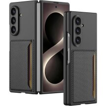 Защитный чехол GKK Slim Holder для Samsung Galaxy Fold 8 Ultra - Carbon Fiber: фото 1 из 8