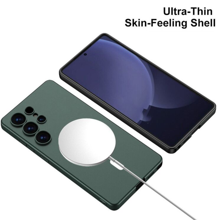 Защитный чехол GKK UltraThin MagSafe для Samsung Galaxy S25 Ultra (S938) - Silver: фото 4 из 6