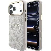Защитный чехол Guess Embossed 4G Classic MagSafe для iPhone 18 Pro / 17 Pro (GUHMP18LP4MSEGCP) - Pink: фото 1 из 7
