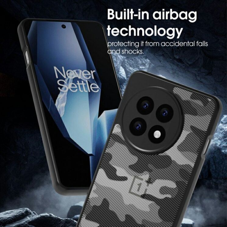 Защитный чехол IBMRS Military для OnePlus 13R / Ace 5 / Ace 5 Pro - Grid Camouflage: фото 4 из 8