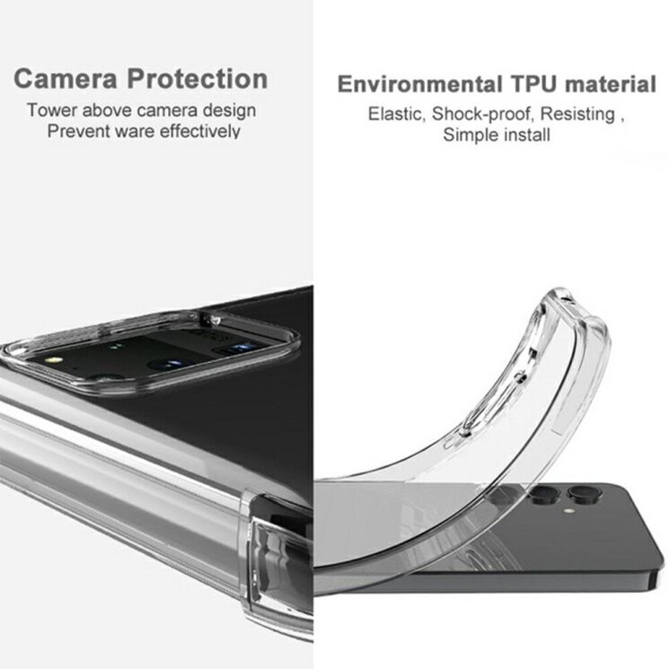 Защитный чехол IMAK Airbag MAX Case для OnePlus 13 - Transparent: фото 7 из 11