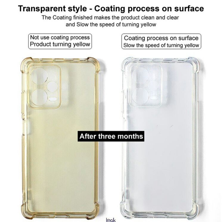 Защитный чехол IMAK Airbag MAX Case для OnePlus 13 - Transparent: фото 9 из 11