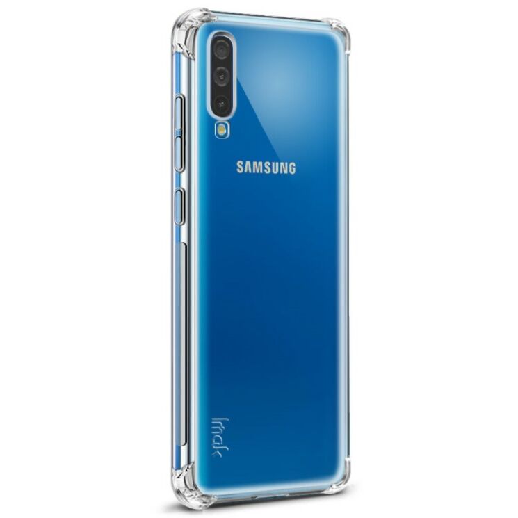 Захисний чохол IMAK Airbag MAX Case для Samsung Galaxy A70 (A705) - Transparent: фото 4 з 13
