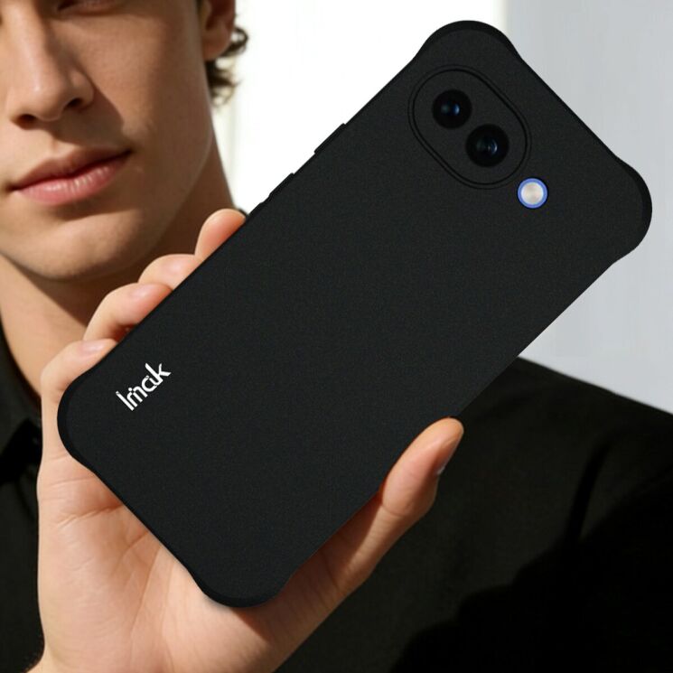 Защитный чехол IMAK Airbag Sand Case для Google Pixel 10a - Matte Black: фото 4 из 9