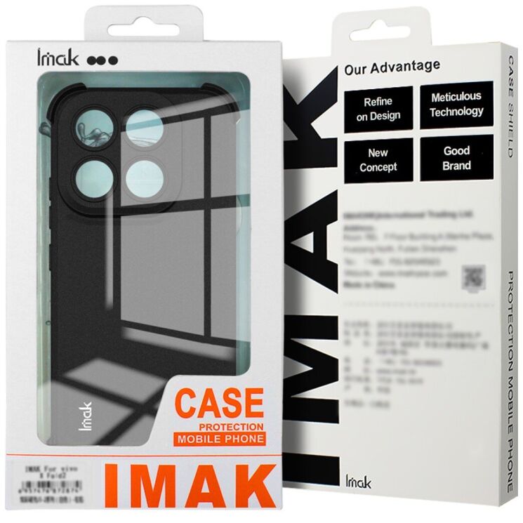 Защитный чехол IMAK Airbag Sand Case для ZTE Nubia Red Magic 11 Pro - Black: фото 7 из 7