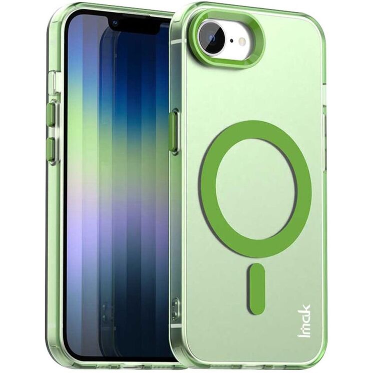 Защитный чехол IMAK Candy Series Magnetic для Apple iPhone 16e - Green: фото 1 из 10