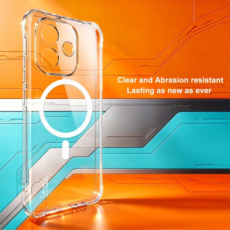 Защитный чехол IMAK Space Shield MagSafe для Xiaomi Redmi Note 17 (4G/5G) - Transparent (430028T) Защитный чехол IMAK Space Shield MagSafe для Xiaomi Redmi Note 17 (4G/5G) - Transparent: фото 4 из 12