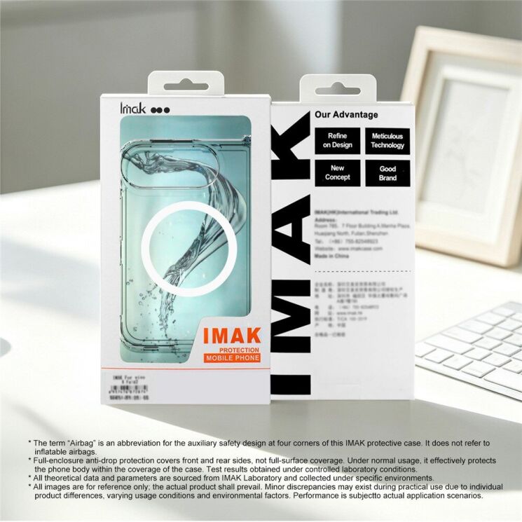 Защитный чехол IMAK Space Shield MagSafe (FF) для iPhone Duo - Transparent (435018T) Защитный чехол IMAK Space Shield MagSafe (FF) для iPhone Duo - Transparent: фото 10 из 10