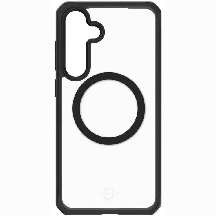 Защитный чехол ItSkins Hybrid R Solid with MagSafe для Samsung Galaxy S24 Plus (S926) SGKP-HRSMA-PBTR - Transparent / Black (347079B) Защитный чехол ItSkins Hybrid R Solid with MagSafe для Samsung Galaxy S24 Plus (S926) SGKP-HRSMA-PBTR - Transparent / Black: фото 2 из 8