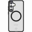 Захисний чохол ItSkins Hybrid R Solid with MagSafe для Samsung Galaxy S24 Plus (S926) SGKP-HRSMA-PBTR - Transparent / Black (347079B)