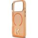 Захисний чохол Karl Lagerfeld IML K Head Logo MagSafe для iPhone 17 Pro (KLHMP17L5HTMKHDO) - Orange (403274O). Фото 6 з 8