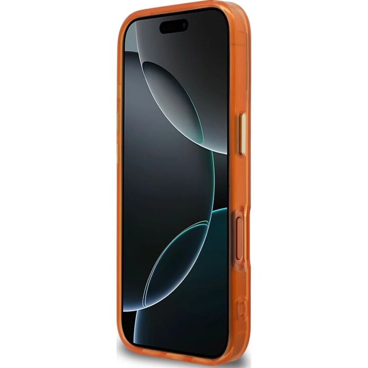Захисний чохол Karl Lagerfeld IML K Head Logo MagSafe для iPhone 17 Pro (KLHMP17L5HTMKHDO) - Orange: фото 5 з 8