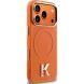 Захисний чохол Karl Lagerfeld IML K Head Logo MagSafe для iPhone 17 Pro (KLHMP17L5HTMKHDO) - Orange (403274O). Фото 4 з 8