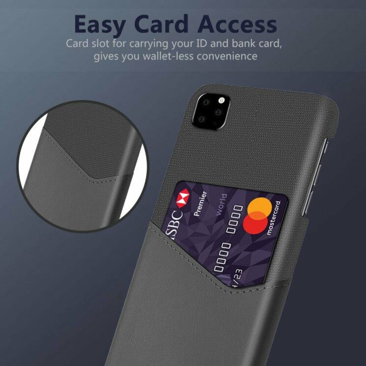 Захисний чохол KSQ Business Pocket для iPhone 11 Pro - Grey: фото 3 з 4