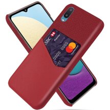 Захисний чохол KSQ Business Pocket для Samsung Galaxy A02 (A022) - Red: фото 1 з 4