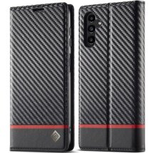 Защитный чехол LC.IMEEKE Carbon Fiber для Samsung Galaxy A55 (A556) - Horizontal Stripe: фото 1 из 11