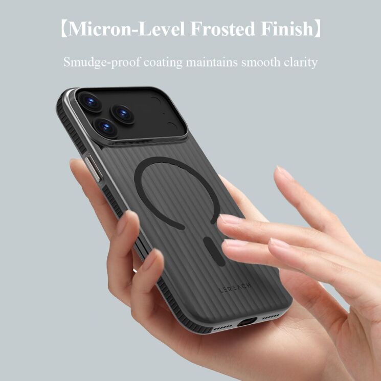 Защитный чехол LEREACH TOC Magnetic для iPhone 17 - White: фото 8 из 14