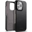Защитный чехол MELKCO Leather Back Cover (with MagSafe Support) для Apple iPhone 16 Pro - Black (360558B)