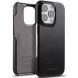 Защитный чехол MELKCO Leather Back Cover (with MagSafe Support) для Apple iPhone 16 Pro - Black (360558B). Фото 1 из 5