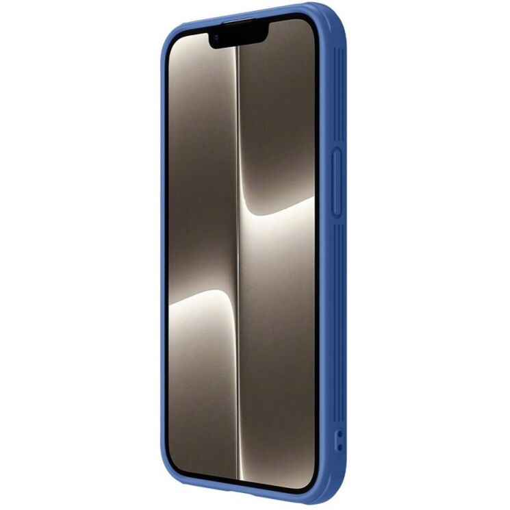 Защитный чехол NILLKIN CamShield Pro для Apple iPhone 16e - Blue: фото 4 из 11