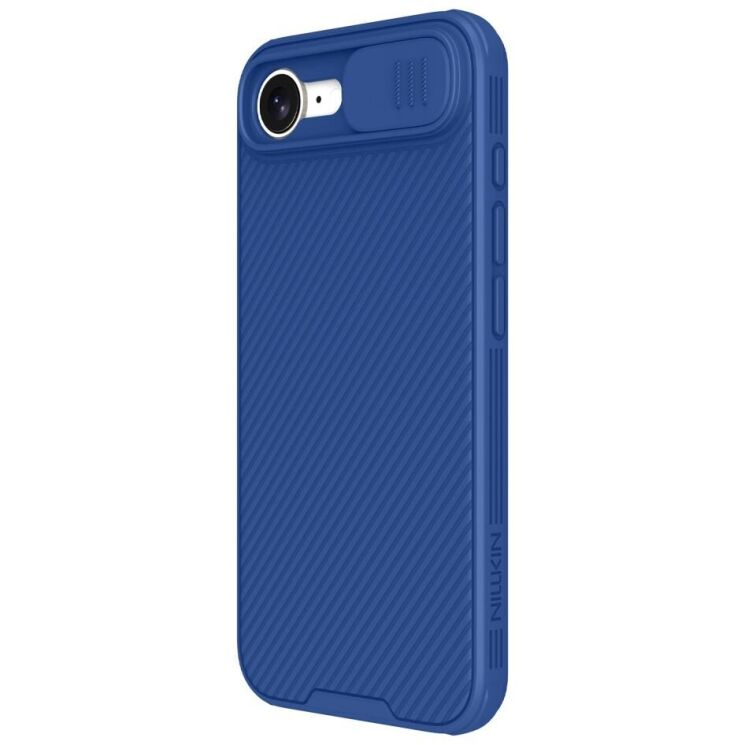 Защитный чехол NILLKIN CamShield Pro для Apple iPhone 16e - Blue: фото 2 из 11