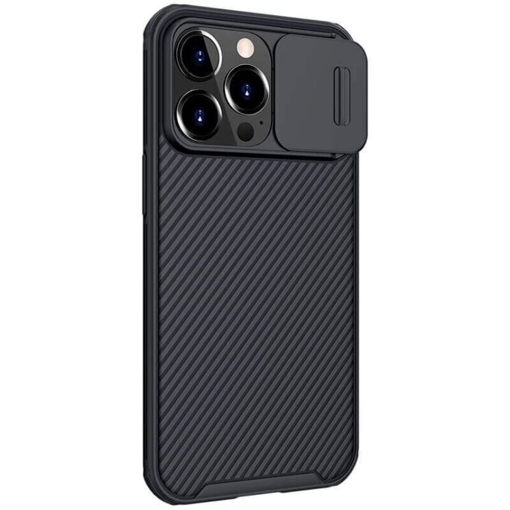 Защитный чехол NILLKIN CamShield Pro Magnetic для Apple iPhone 13 Pro - Black: фото 2 из 20
