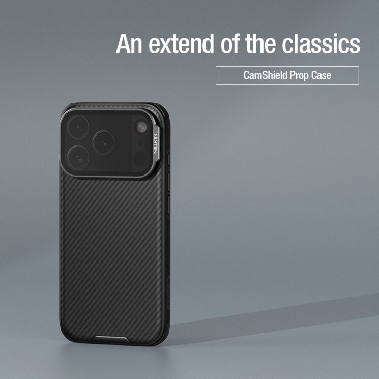 Захисний чохол NILLKIN CamShield Prop Magnetic для Apple iPhone 17 Pro - Black: фото 7 з 16