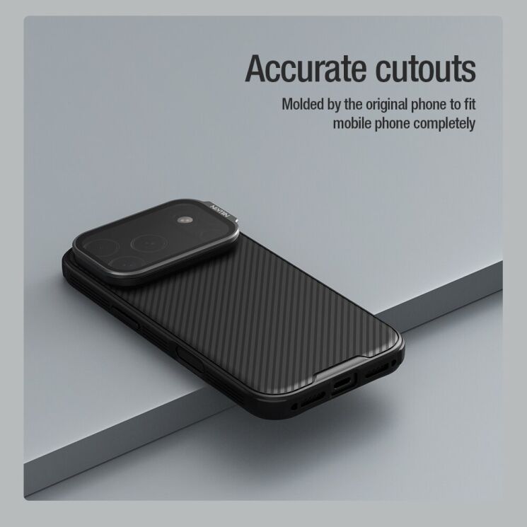 Захисний чохол NILLKIN CamShield Prop Magnetic для Apple iPhone 17 Pro - Black: фото 14 з 16