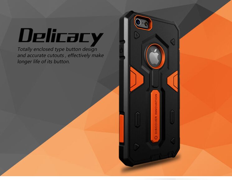 Защитный чехол NILLKIN Defender II для iPhone 6/6s Plus - Orange: фото 11 из 14