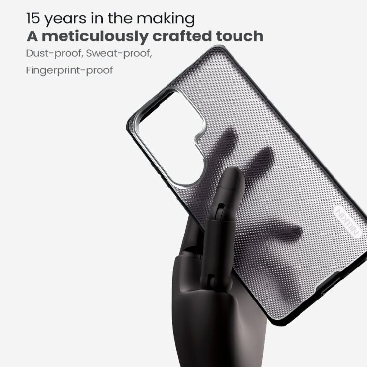 Захисний чохол NILLKIN Super Frosted Shield Pro для Samsung Galaxy S26 Ultra - Black: фото 9 з 15