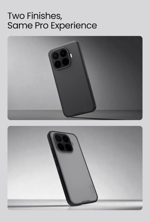 Защитный чехол NILLKIN Super Frosted Shield Pro для Xiaomi 17T - Transparent Black: фото 12 из 14