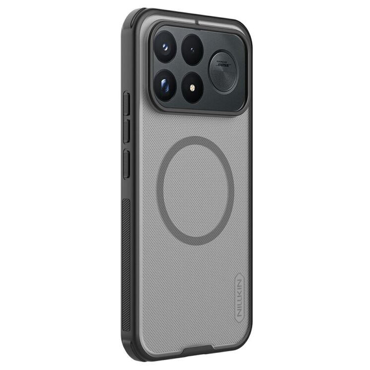 Захисний чохол NILLKIN Super Frosted Shield Pro Magnetic для Xiaomi Poco F9 Pro - Transparent Black: фото 1 з 11
