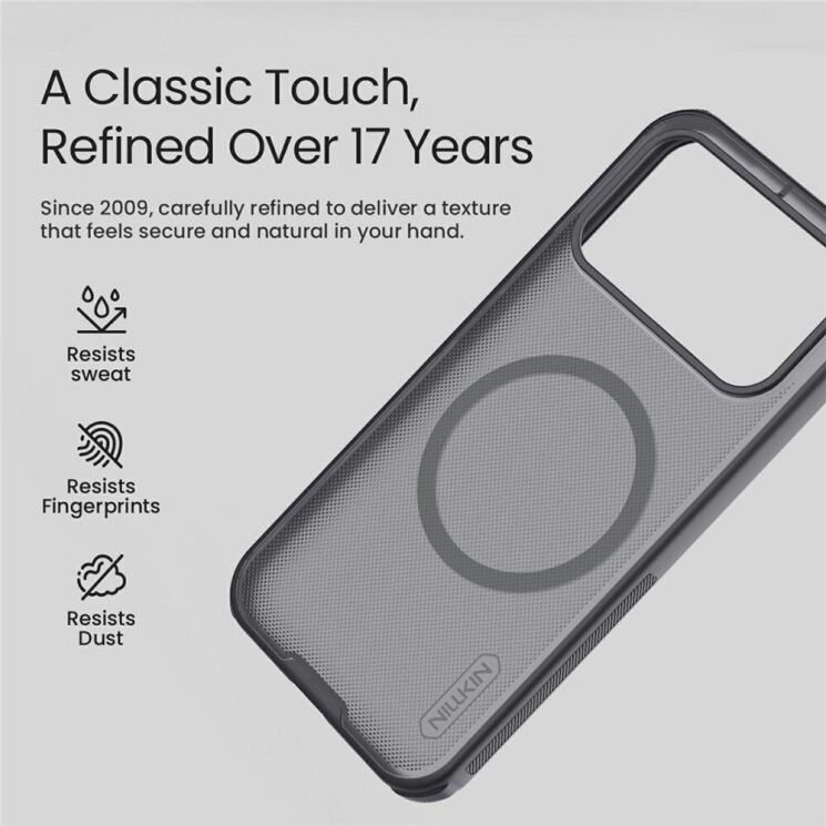 Захисний чохол NILLKIN Super Frosted Shield Pro Magnetic для Xiaomi Poco F9 Pro - Transparent Black: фото 6 з 11