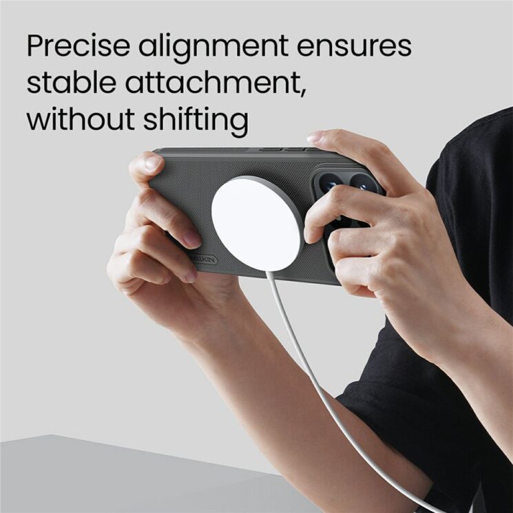 Захисний чохол NILLKIN Super Frosted Shield Pro Magnetic для Xiaomi Poco F9 Pro - Transparent Black: фото 10 з 11