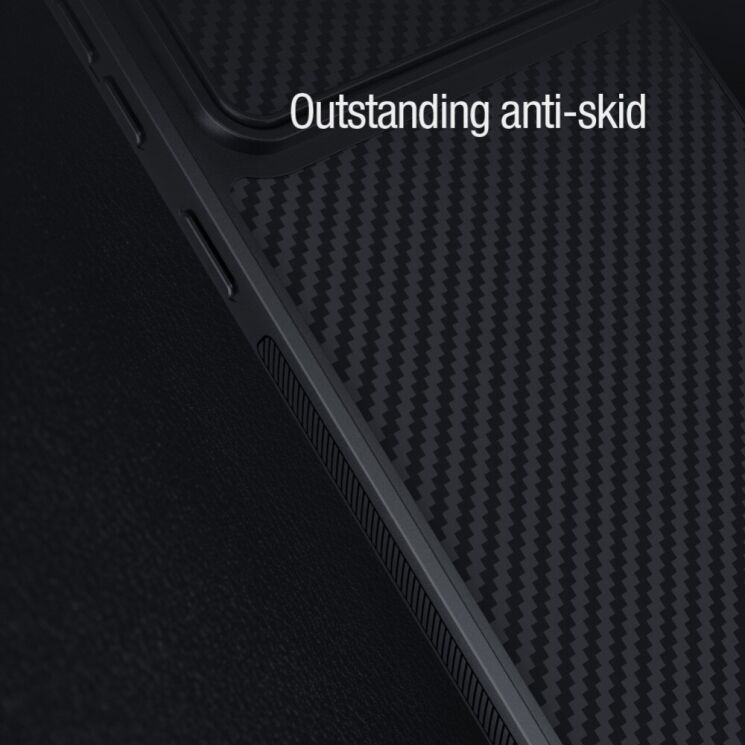 Захисний чохол NILLKIN Synthetic Fiber S для Samsung Galaxy S23 - Black: фото 12 з 17