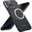Защитный чехол Pitaka Ultra-Slim Case для Apple iPhone 16 Pro Max KI1601PMA - Black / Grey (Twill) (366330B)