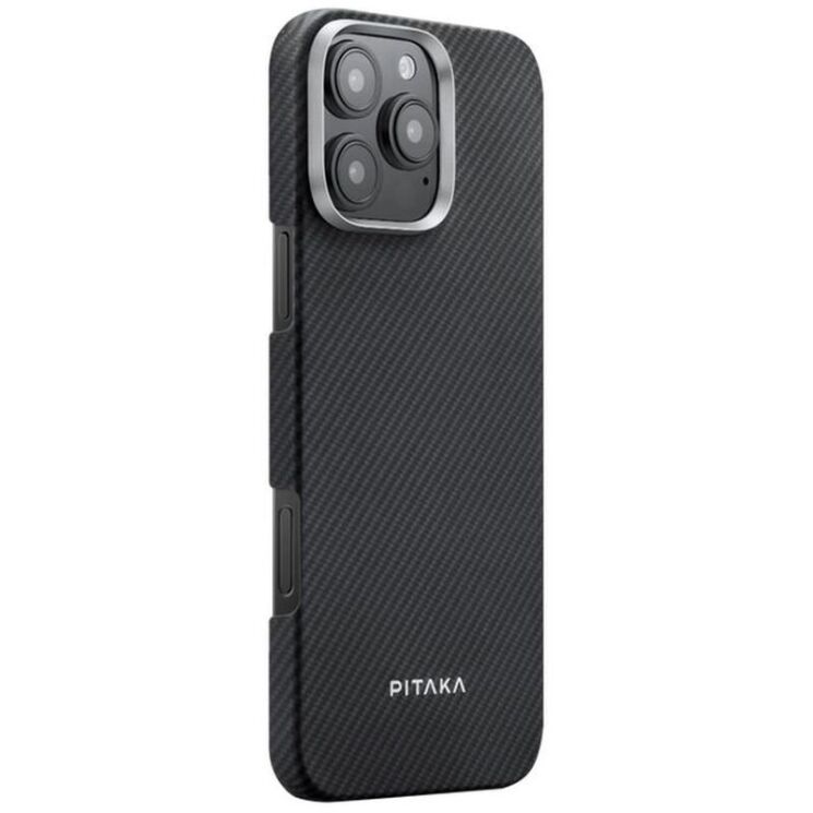 Защитный чехол Pitaka Ultra-Slim Case для Apple iPhone 16 Pro Max KI1601PMA - Black / Grey (Twill): фото 3 из 11
