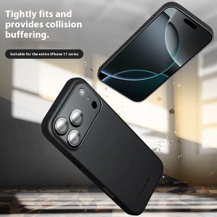 Захисний чохол QIALINO Classic Cover (with MagSafe Support) для Apple iPhone Air - Black: фото 14 з 14