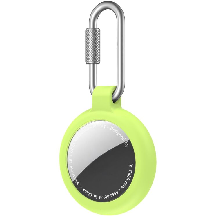 Защитный чехол Reframe Carbon для Apple AirTags - Fluorescent Green: фото 3 из 4